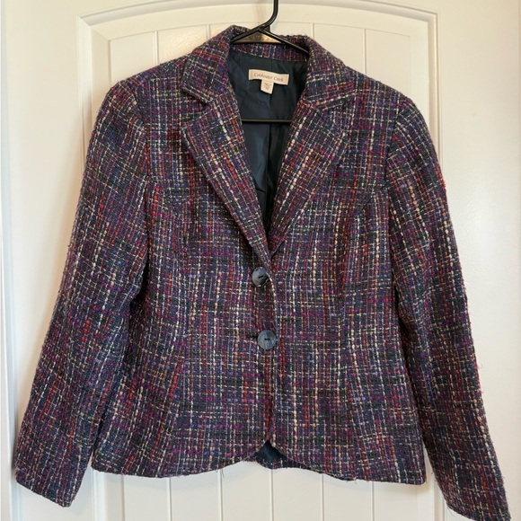 Coldwater Creek Jackets & Blazers - Colorful Tweed Blazer Women's Coldwater Creek Petite 8